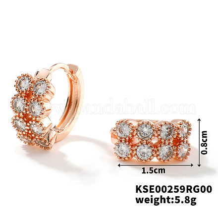 Серьги геометрической формы с микроинкрустацией бриллиантами LT0896-2-1