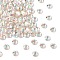 Preciosa® MAXIMA Crystal No Hotfix Flatback Stones, Czech Crystal, Dura Foiling, Round(438 11 615 Chaton Rose), 00520 200 Light Gold Quartz AB, SS12(3~3.2mm)