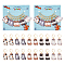 NBEADS 20 Pcs Kitten Stitch Markers, 304 Stainless Steel Clasps Locking Stitch Marker Cat Enamel Alloy Crochet Stitch Marker for Knitting Weaving Sewing Jewelry Making