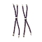 Adjustable Nylon Cord Slider Bracelet Making, with Brass Findings, Long-Lasting Plated, Dark Slate Blue, 8-5/8 inch(22cm), 2~3.5mm, Hole: 1.5mm