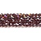 Transparent Electroplate Glass Beads Strands, AB Color Plated, Faceted, Bicone, Medium Purple, 4x4mm, Hole: 0.8mm, about 80~85pcs/strand, 30~32cm