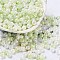 Glass Seed Beads, Opaque Colours Luster, Round, Honeydew, 5~5.5x3~3.5mm, Hole: 1.5~1.6mm, about 3488pcs/pound