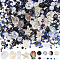 SUNNYCLUE 1 Box 3100+Pcs Ocean bead Kit Sea Animal Beads Bulk Conch Starfish Fish Bead Black Glass Seed Bead Summer Hawaii Glass Spacer Beads for Jewelry Making DIY Bracelet Earrings Necklace