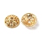 Brass Micro Pave Cubic Zirconia Bead Cone, Apetalous, Real 18K Gold Plated, Cadmium Free & Nickel Free & Lead Free, 11.5x4.5mm, Hole: 1.8mm