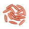 Transparent Colours Glass Seed Beads, Round Hole, Rice, Dark Salmon, 10.5~11.5x3.5~4mm, Hole: 0.9~1mm, about 2780pcs/500g