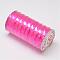 Flat Elastic Crystal String, Elastic Beading Thread, for Stretch Bracelet Making, Fuchsia, 0.8mm, about 10.93 yards(10m)/roll