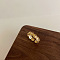 Brass Adjustable Cuff Rings, Heart Themes, Golden, Inner Diameter: 15~20mm
