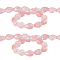 2 Strands Cherry Quartz Glass Beads Strands, Faceted Teardrop, 10x7mm, Hole: 1.2mm