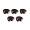 Natural Brecciated Jasper Beads, Zuni Bear, 10x13x5.5mm, Hole: 1mm