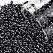 TOHO Round Seed Beads, Japanese Seed Beads, (90) Metallic Amethyst Gun Metal, 11/0, 2.2mm, Hole: 0.8mm, about 1103pcs/10g