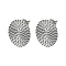 Non-Tarnish 304 Stainless Steel Stud Earring Findings, with Loop, Flat Round, Stainless Steel Color, 20mm, Hole: 3mm, Pin: 10.5mm, Pin: 10.5x0.5mm