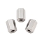 Non-Tarnish 201 Stainless Steel Beads, Hexagonal Column, Stainless Steel Color, 8x5mm, Hole: 2mm