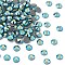 Preciosa® Crystal Hotfix Flatback Stones, Czech Crystal, Round(438 11 612 Chaton Rose VIVA 12 ®), 60230 200 Blue Zircon AB, SS16(3.8~4mm)