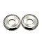 Non-magnetic Synthetic Hematite Pendants, Grade AA, Donut/Pi Disc, Donut Width: 14.8mm, 45x6.5mm, Hole: 15.5mm