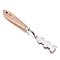 Stainless Steel Paints Palette Scraper Spatula Knives, with Beech Handle, For Artist Oil Gouache Painting Knife Blade Tools, BurlyWood, 205x23x18mm, Knife: 63x23mm