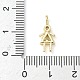 Латунные микро проложить кубического циркония подвески ZIRC-I356-17G-B07-3