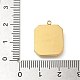 Подвески из нержавеющей стали 304 со стразами STAS-I322-27G-01-4