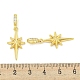 Подвески из латуни с покрытием из прозрачного кубического циркония KK-M291-12G-3