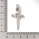 Подвески из латуни и кубического циркония KK-L216-054P-01-3