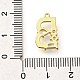 Латунные микро проложить кубического циркония подвески KK-M310-01G-02-3