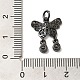 Латунные микро проложить кубического циркония подвески KK-C072-36B-3