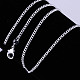 Колье из латунных скрученных цепочек NJEW-BB10884-16-1