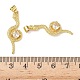 Латунные микро проложить кубического циркония подвески KK-L243-29G-08-3