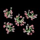 Подвески из бисера GLAA-C028-04C-4