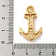 Латунные микропаве прозрачные подвески с фианитом KK-G493-01G-01-3