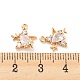 Стеклянные подвески KK-E090-01G-3