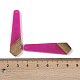 Подвески из смолы и дерева WOOD-F015-05F-3