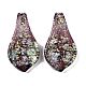 Lampwork большие кулоны FOIL-K003-01-2