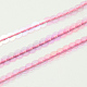 Бусины с пайеткой из экологически чистого пластика PVC-Q092-6mm-124-2