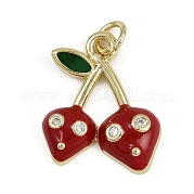 Латунные микро проложить кубического циркония подвески KK-D409-48G-03