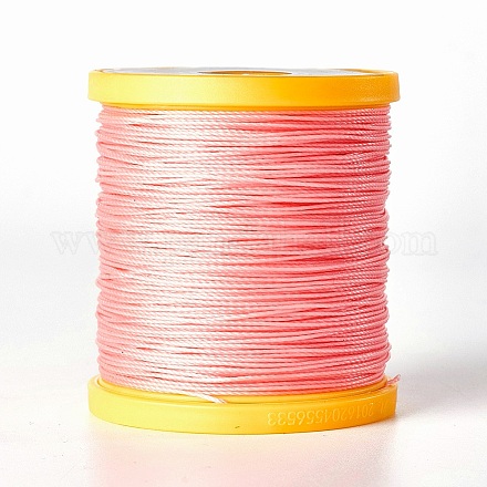 Круглый вощеный полиэфирный шнур YC-E004-0.65mm-N605-1