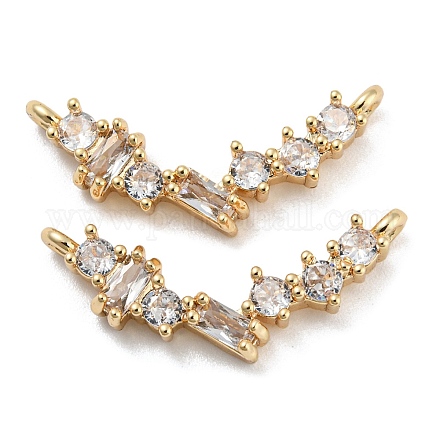 Подвески из латуни с прозрачным фианитом KK-Q789-43G-1