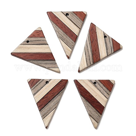 Подвески из дерева венге WOOD-F013-01-1