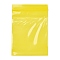 Solid Color PE Zip Lock Bags, Resealable Small Jewelry Storage Bags, Self Seal Bag, Top Seal, Rectangle, Yellow, 10x7cm, Unilateral Thickness: 2.7 Mil(0.07mm), about 90~100pcs/bag