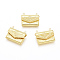Brass Locket Pendants, Photo Frame Charms for Necklaces, Bag, Golden, 16.8x21.8x3.5mm, Hole: 1mm