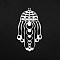 Non-Tarnish 201 Stainless Steel Pendants, Laser Cut, Jellyfish, Stainless Steel Color, 40x22.5x1mm, Hole: 1.6mm