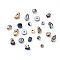 Synthetic Hematite Beads Strands, Nuggets, Mixed Color, 4x4x2mm, Hole: 1mm