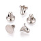 Alloy Pendant Bails, Platinum, 7x7.5mm, Hole: 18mm