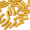 Opaque Acrylic Beads, Curved Tube, Dark Goldenrod, 32x10x8mm, Hole: 1.8mm