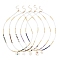 Alloy Enamel Pendant Necklace, Natural Mixed Gemstone & Glass Seed Beaded Chains Necklace for Women, Mixed Shape, 20.35 inch(51.7cm)