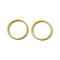 Brass Linking Rings, Cadmium Free & Nickel Free & Lead Free, Flat Ring, Raw(Unplated), 12x1mm, Inner Diameter: 10.3mm