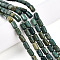 Natural Shoushan Jade Beads Strands, Barrel, 9.5~10.5x6~7mm, Hole: 0.7mm, about 38pcs/strand, 15.16~15.35 inch(38.5~39cm)