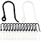 SUNNYCLUE 1 Box 200Pcs Plastic Earring Hooks Hypoallergenic Earring French Hooks Non-Allergenic Fish Hook Ear Wires Earrings Components Earring Findings for jewellery Making Replacement Kit Black