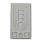 Bead Design Board Necklace Design Board, Flocking, Rectangle, 9.06x16.14x0.39 inch, Gray