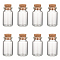 Glass Jar Glass Bottles, with Cork Stopper, Wishing Bottle, Bead Containers, Clear, 4x2.2cm, Inner Diameter: 1.3cm, Capacity: 10ml(0.34 fl. oz), Bottleneck: 1.5cm in diameter