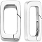 Beebeecraft 1 Box 2Pcs Jewelry Spring Clips 925 Sterling Silver Gate Rings Rectangle Carabiner Clasp Keyring Snap Hook Buckle for Jewelry Making Supplies Necklace Bracelet DIY Crafts
